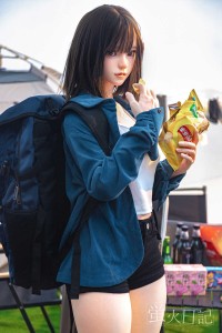 蛍火日記 菜々子 151cm 制服 フルシリコン製 ラブドール貧乳