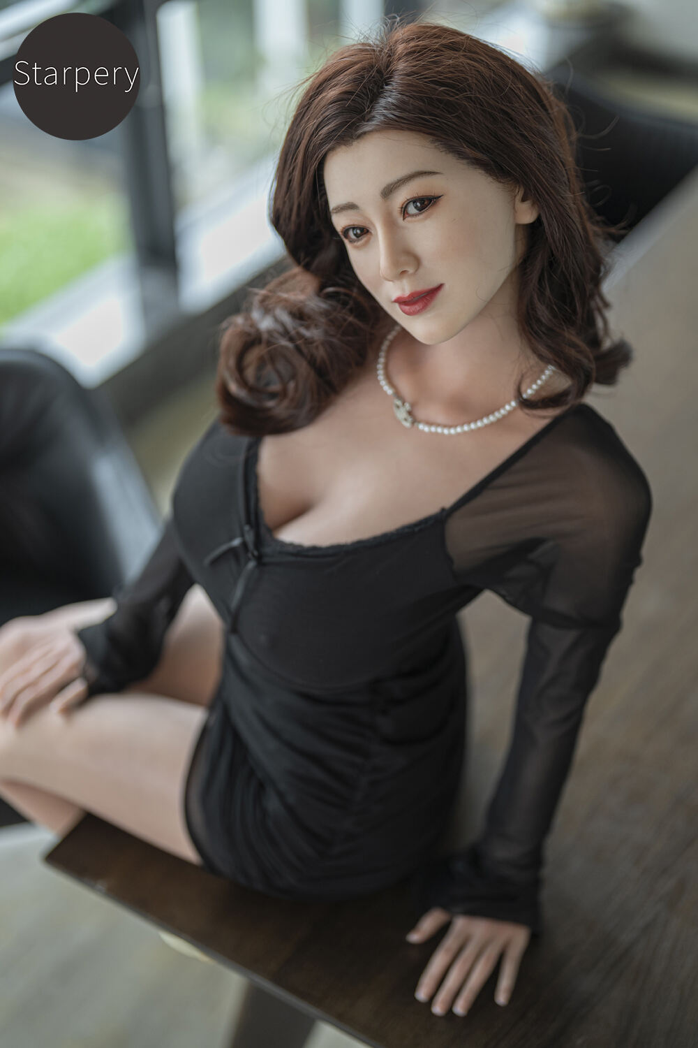 Starpery Hao 148cm セクシー シリコンヘッド＋TPEボディ ラブドール良乳