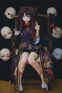 CroissantDoll #B01 胡桃 155cm 可愛い ビニールヘッド＋TPEボディ ラブドール