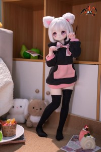 MOZUDoll 三分-小喵 可愛い ビニールヘッド＋TPEボディ ラブドール貧乳