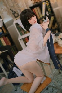 彼の良Bezlya #G007 桔梗 160cm 制服 フルシリコン製 ラブドール良乳