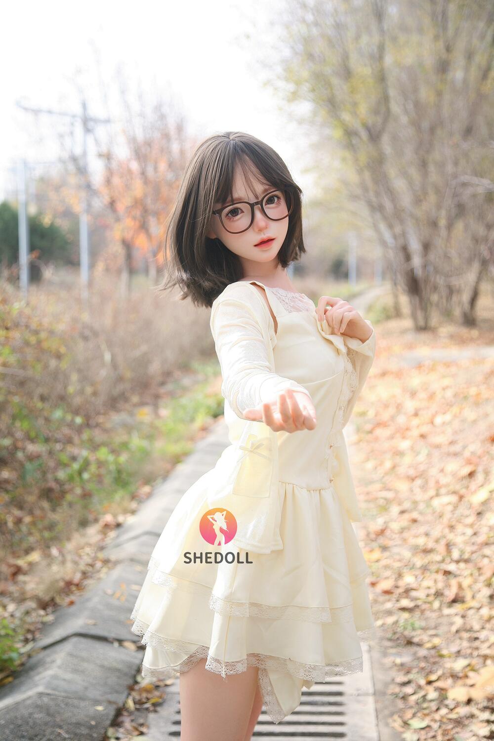 SHEDOLL 洛伊 152cm 可愛い シリコンヘッド＋TPEボディ ラブドール貧乳