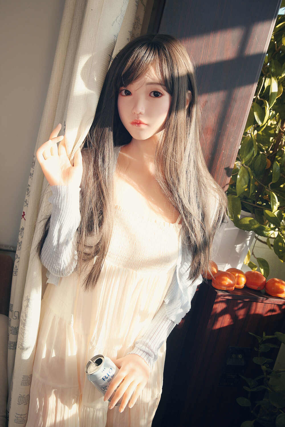 SHEDOLL 青柠 158cm 可愛い シリコンヘッド＋TPEボディ ラブドール良乳