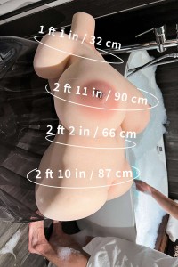 Climax #SiBL 54cm フルシリコン製 トルソー巨乳